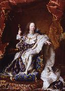 Hyacinthe Rigaud Portrait de Louis XV oil